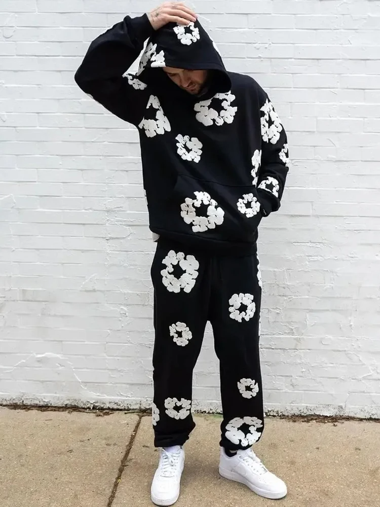 Chic and Style | Tracksuit - Floral Hoodie