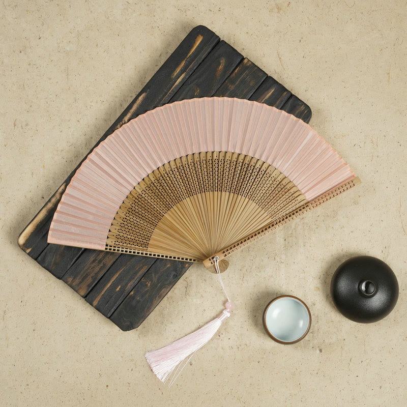 Chic and Style | Handmade bamboo silk fan