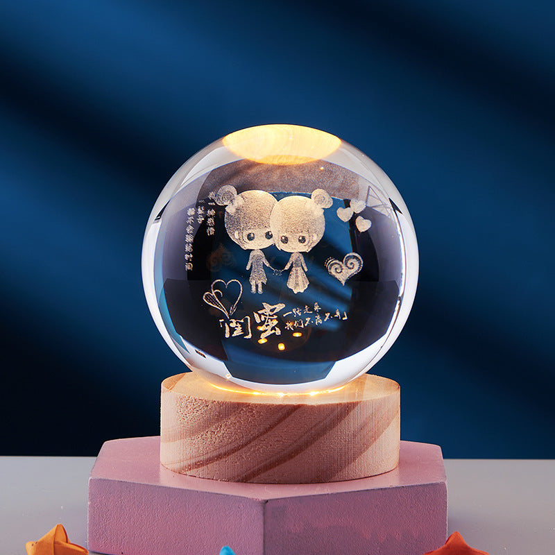 Chic and Style | 3D Crystal Night Light