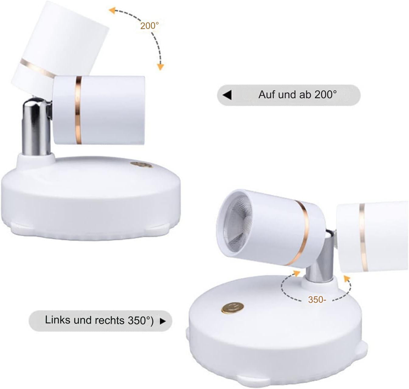 Chic and Style | Wireless, rechargeable LED spotlight and desk lamp with remote control
