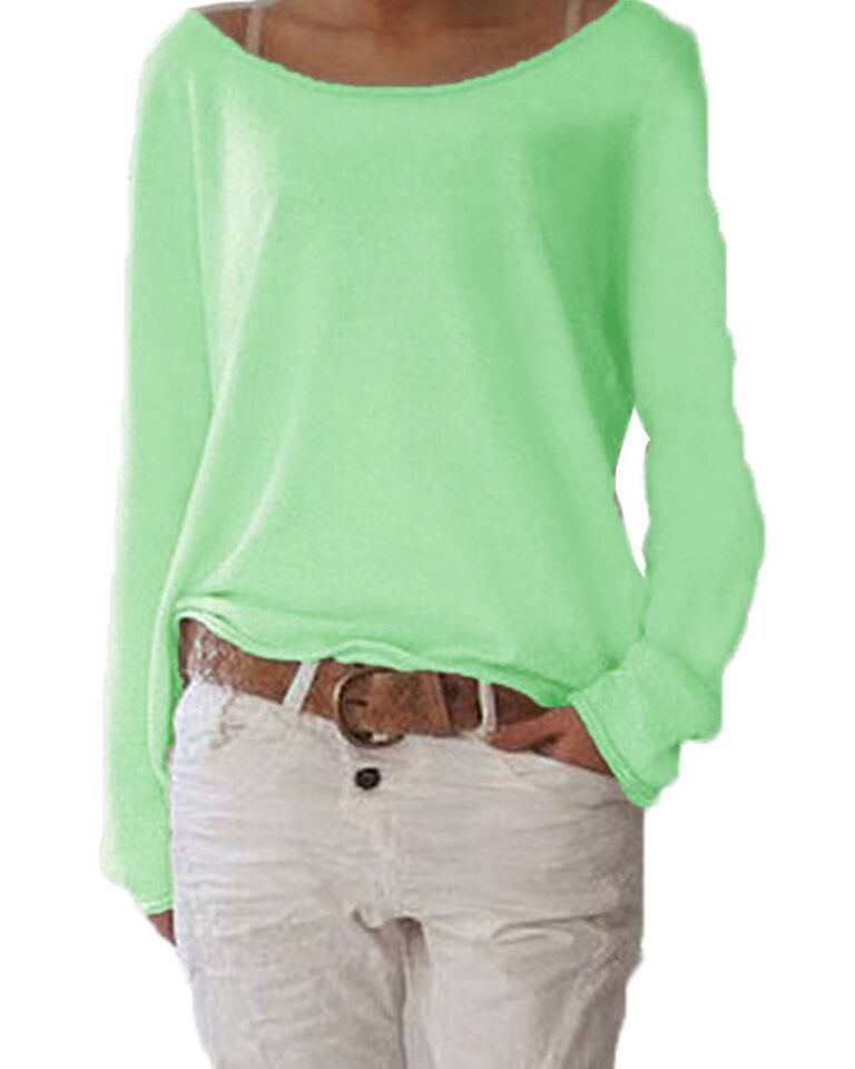 Chic und Stil | Lightweight Round Neck Sweater for Women