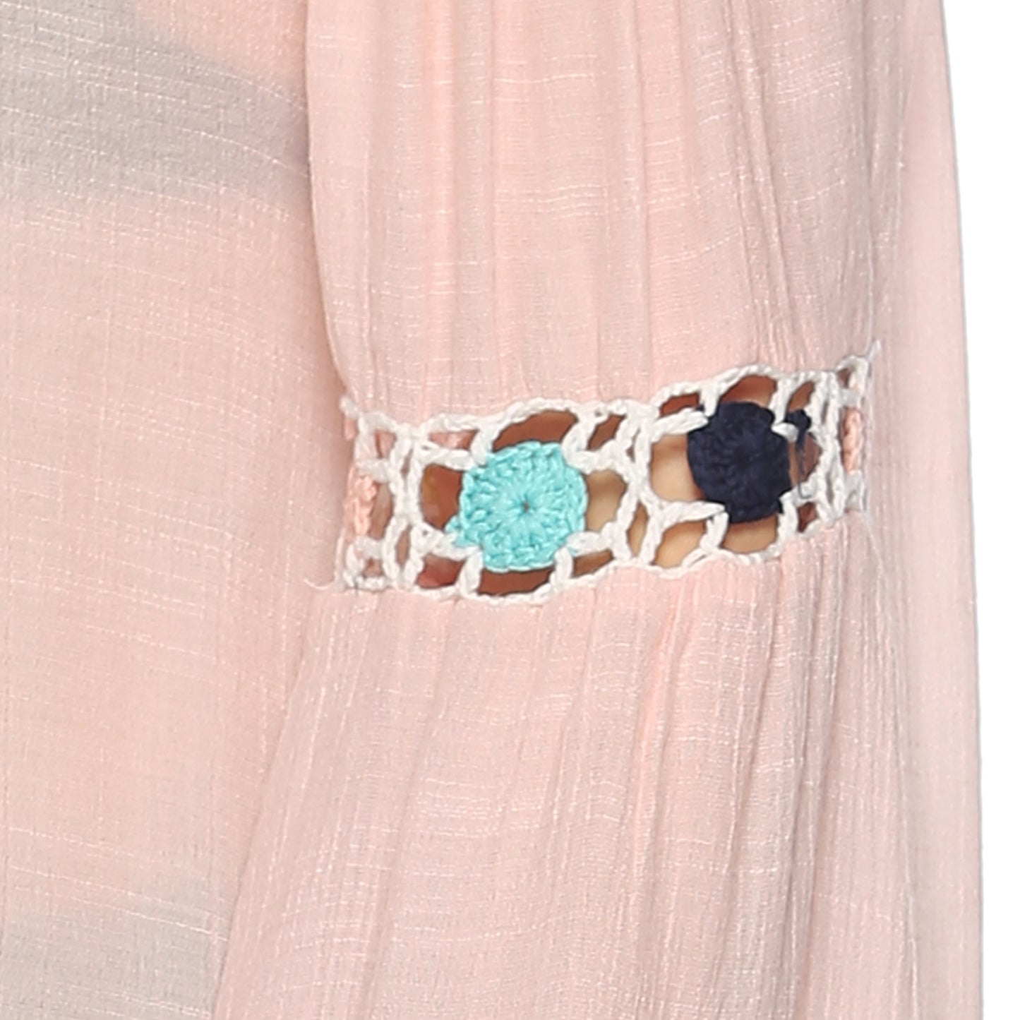 Robe surdimensionnée brodée pour femmes à épaules dénudées Chic und Stil