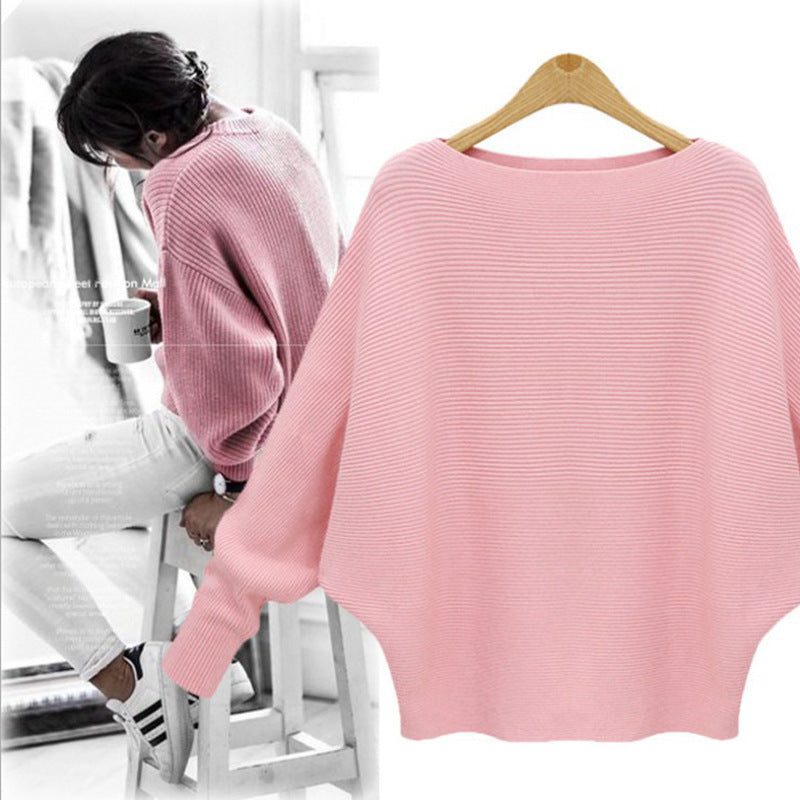 Pull oversized pour femmes en tricot avec design épaule dénudée et coupe décontractée Chic und Stil