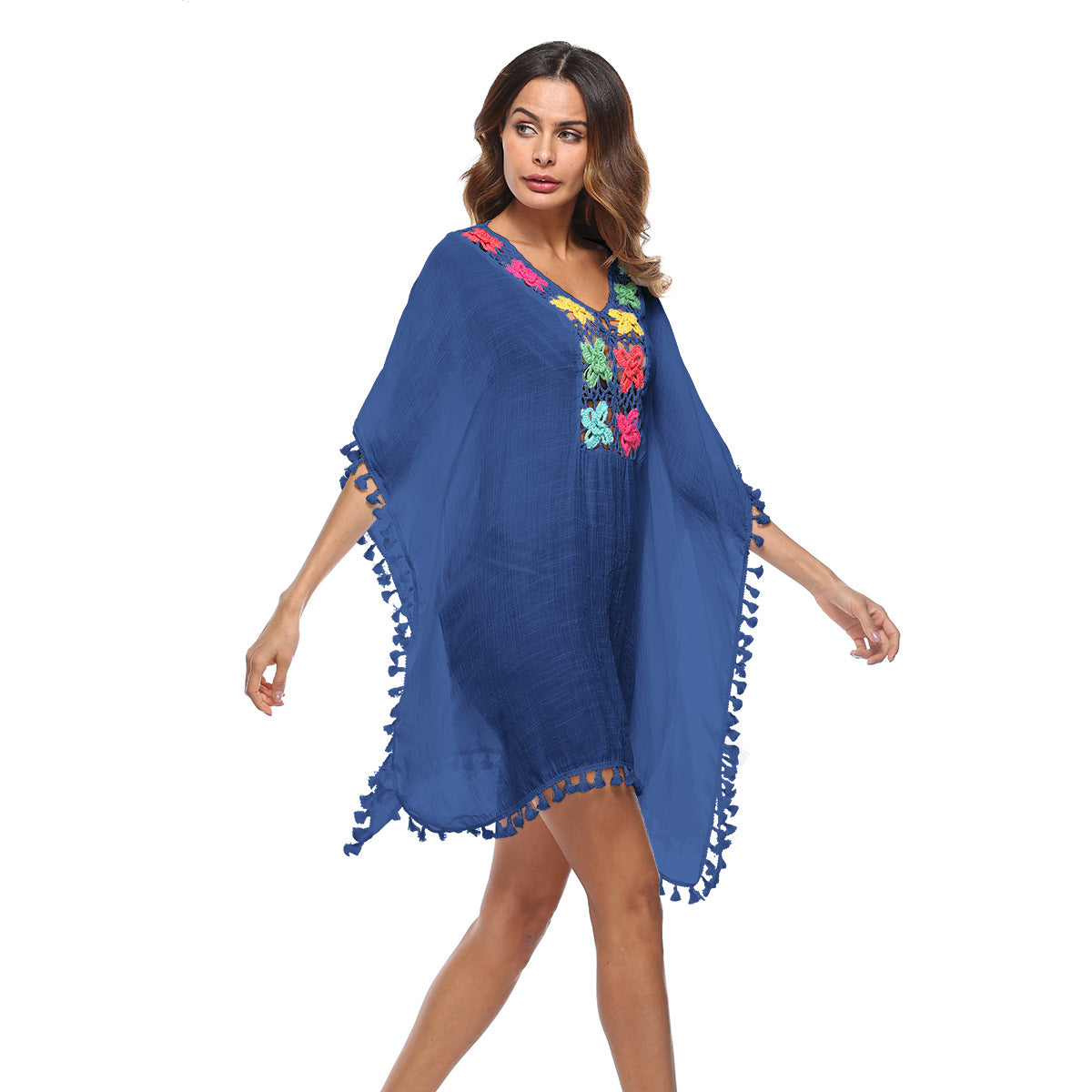 Ladies Embroidered Beach Kaftan Chic and Style