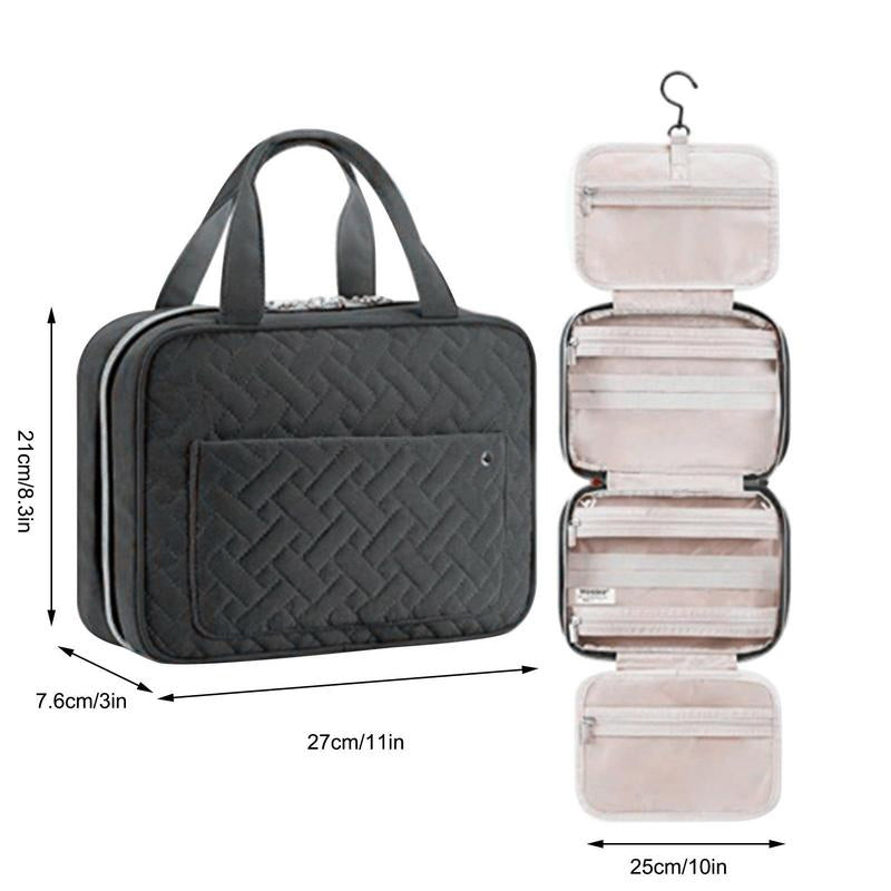 Chic and Style | Perfect for Travel - Women's Toiletry Bag with Hanging Hook