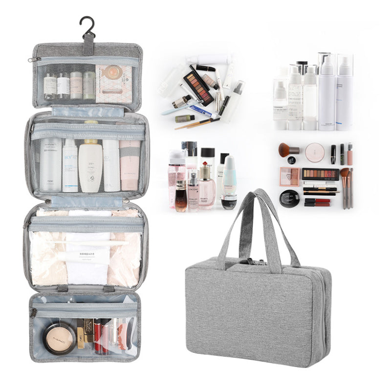 Chic and Style | Perfect for Travel - Women's Toiletry Bag with Hanging Hook