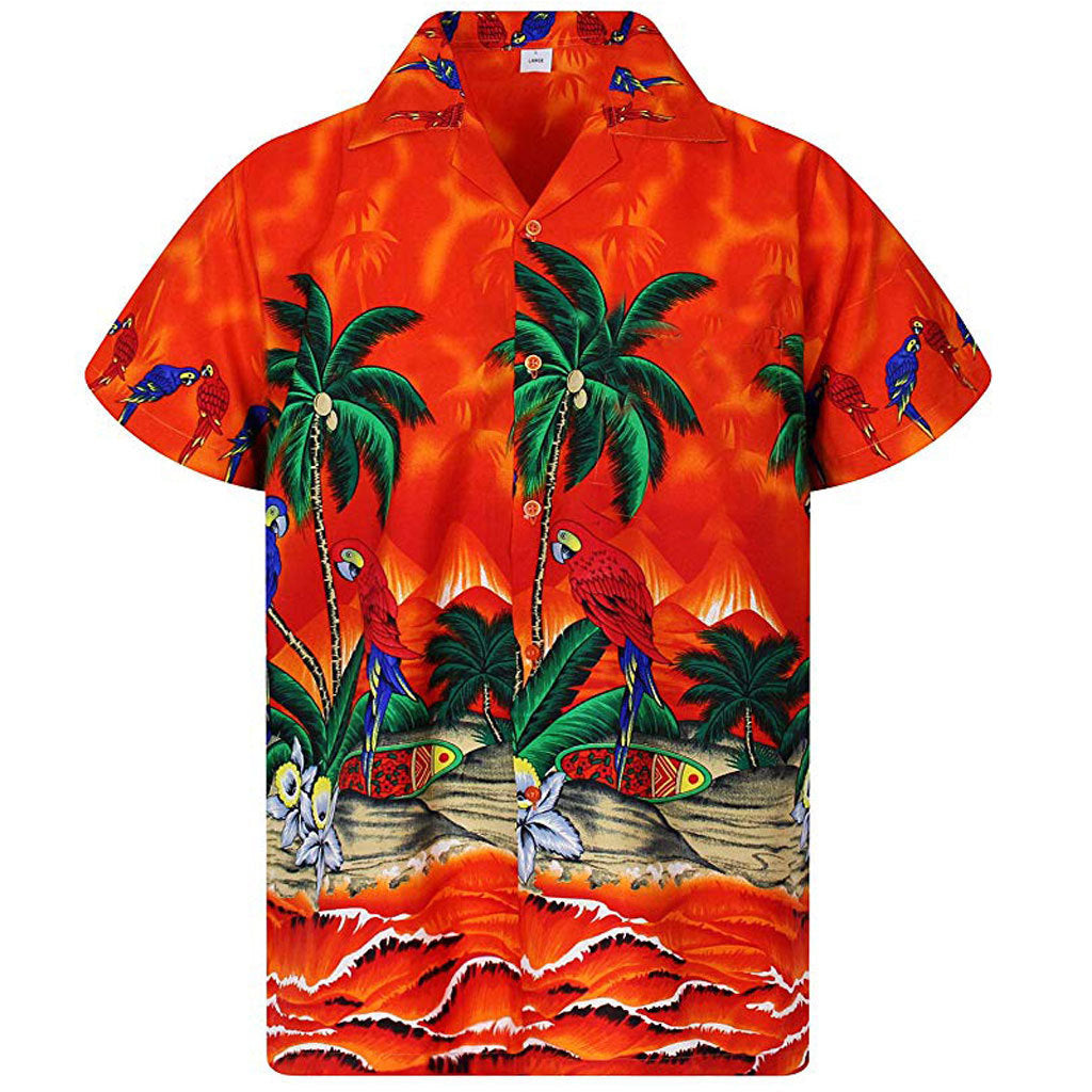 Chemise d'été pour hommes avec imprimé tropical Chic und Stil