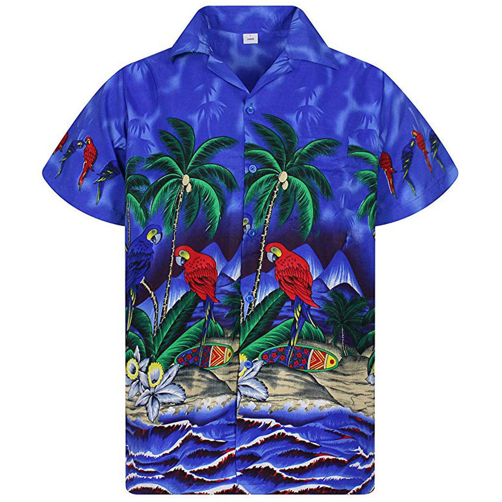 Chemise d'été pour hommes avec imprimé tropical Chic und Stil