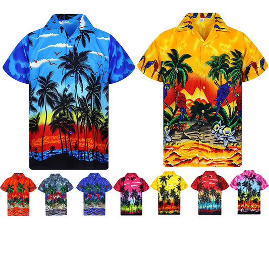 Chemise d'été pour hommes avec imprimé tropical Chic und Stil