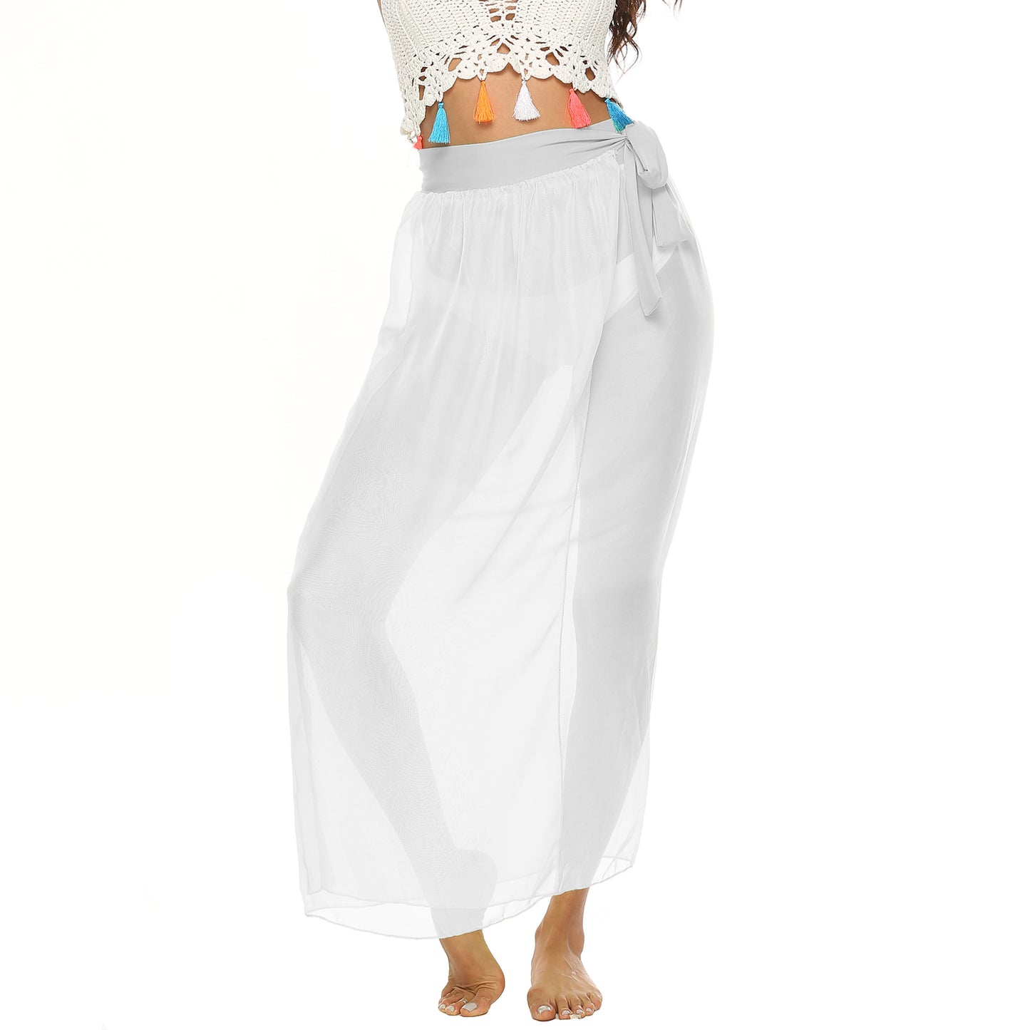 Ladies Transparent Light Beach-Hip-Cover Chic and Style