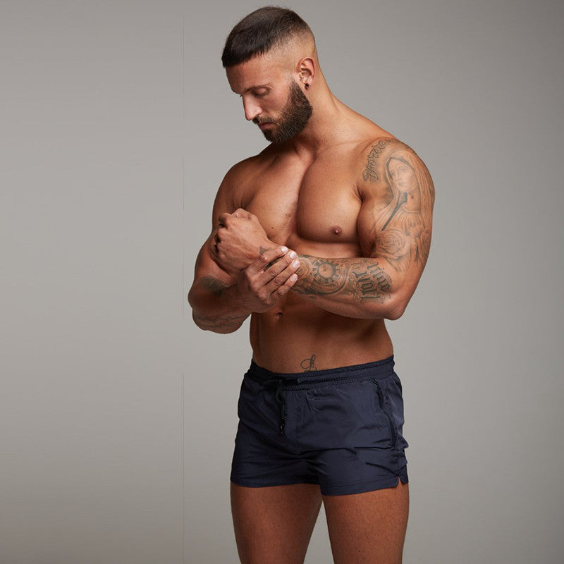 Shorts de bain pour hommes à séchage rapide avec poches zippées pratiques Chic und Stil