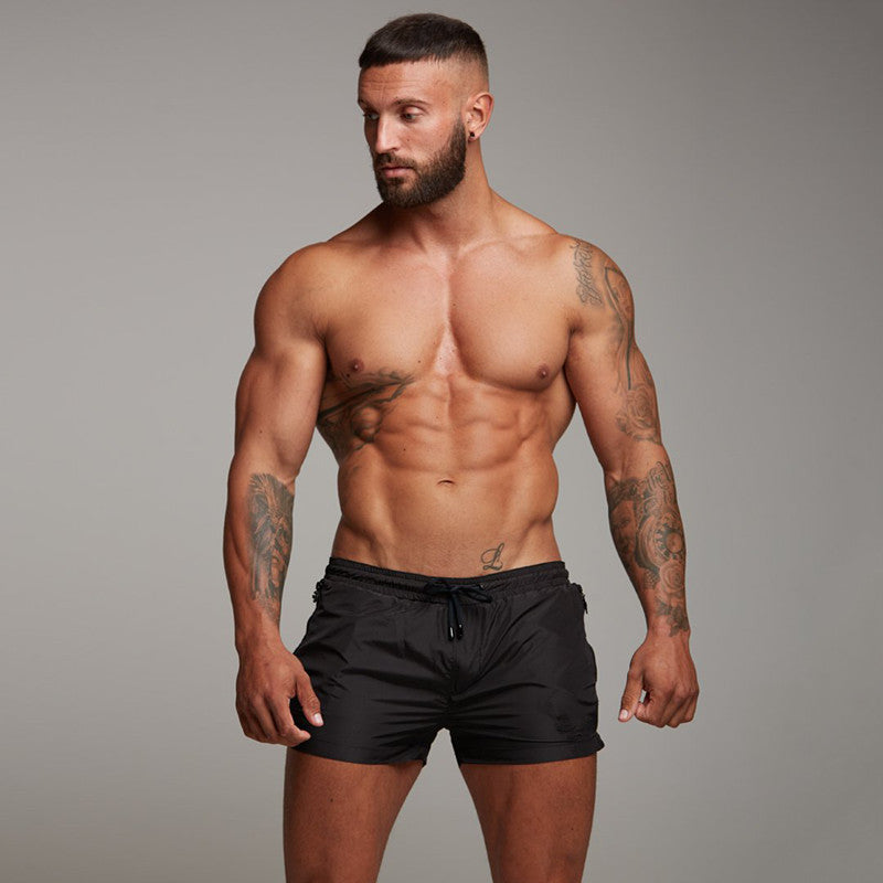 Shorts de bain pour hommes à séchage rapide avec poches zippées pratiques Chic und Stil