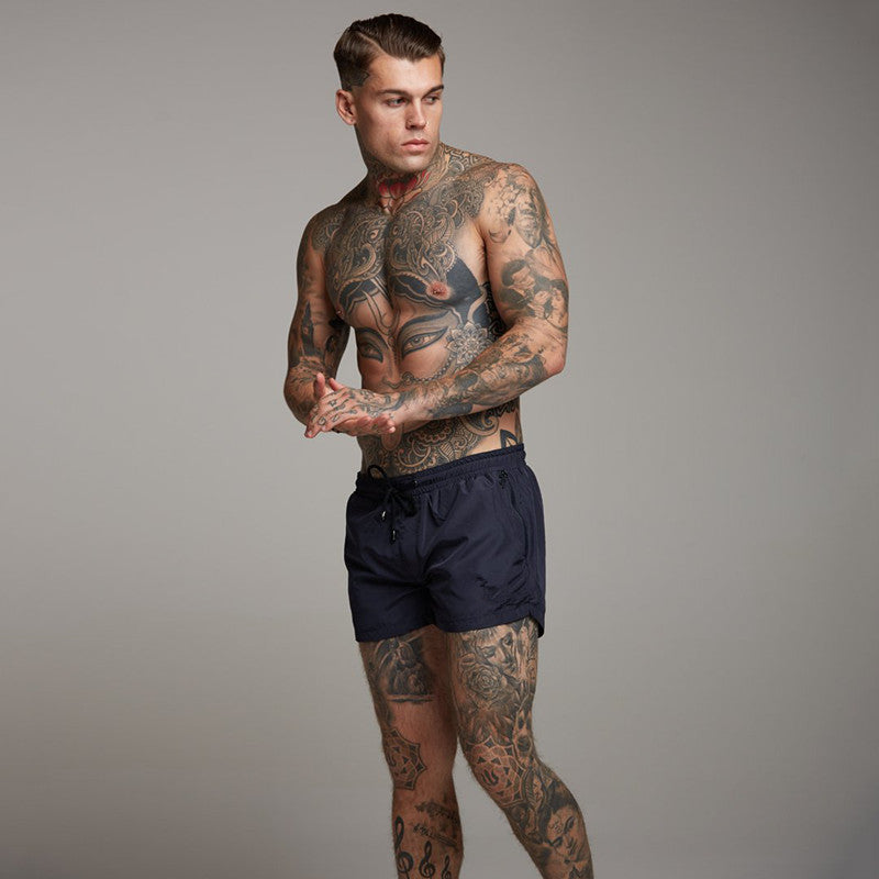 Shorts de bain pour hommes à séchage rapide avec poches zippées pratiques Chic und Stil