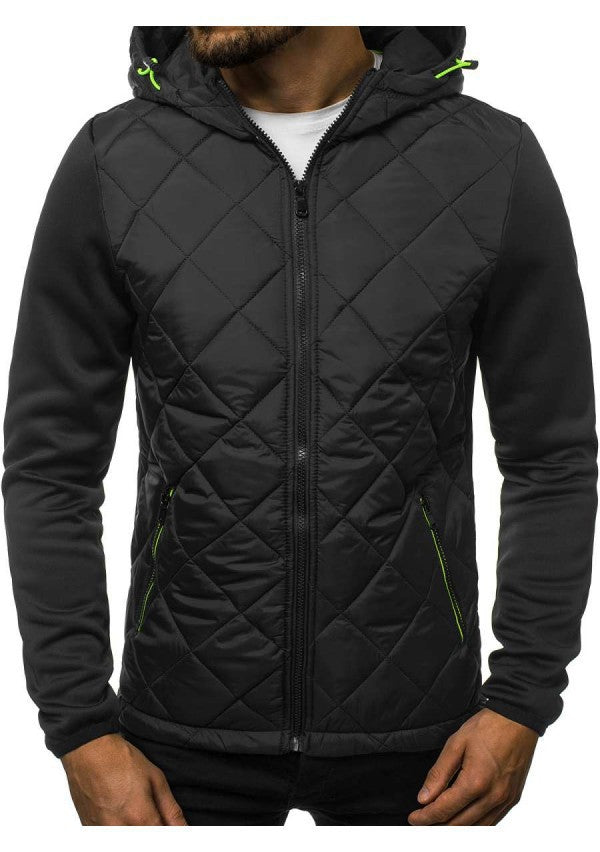 Veste fonctionnelle matelassée pour hommes avec col montant et poches pratiques Chic und Stil
