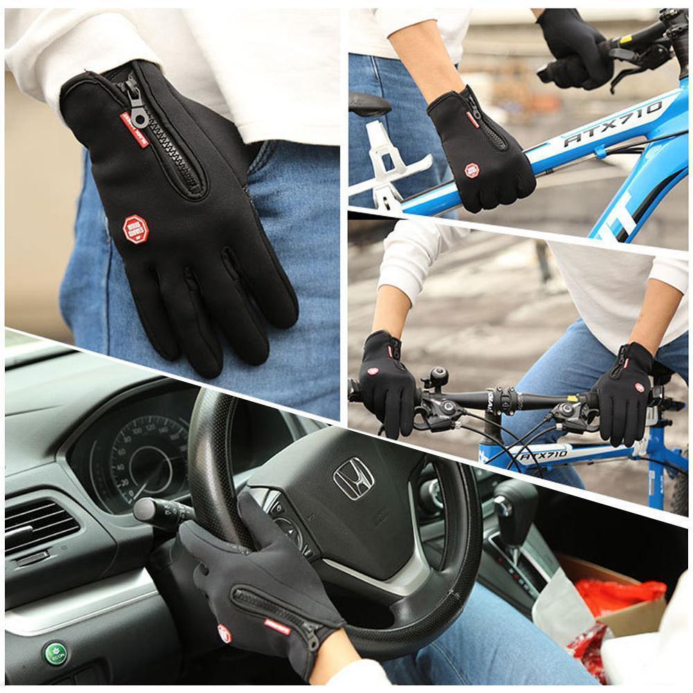 Chic und Stil | Gants Thermiques Chauds Cyclisme Course Conduite