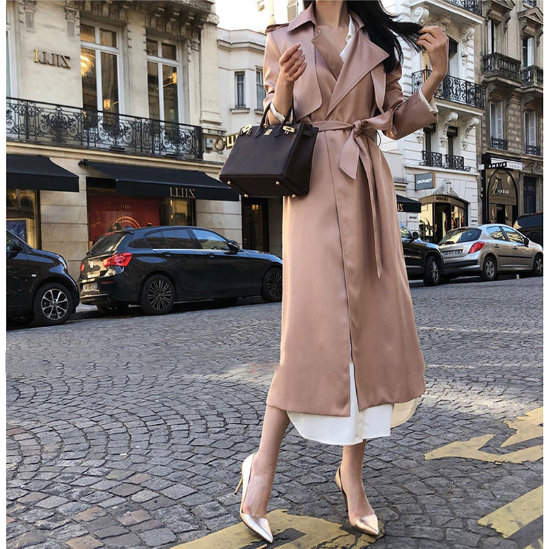 Manteau élégant pour femme avec ceinture Chic und Stil