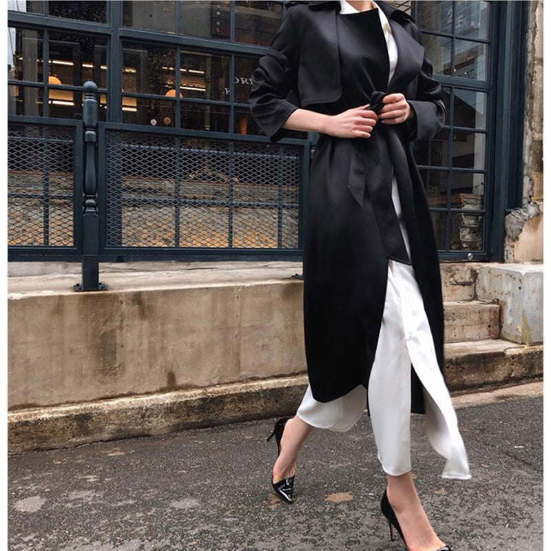 Manteau élégant pour femme avec ceinture Chic und Stil