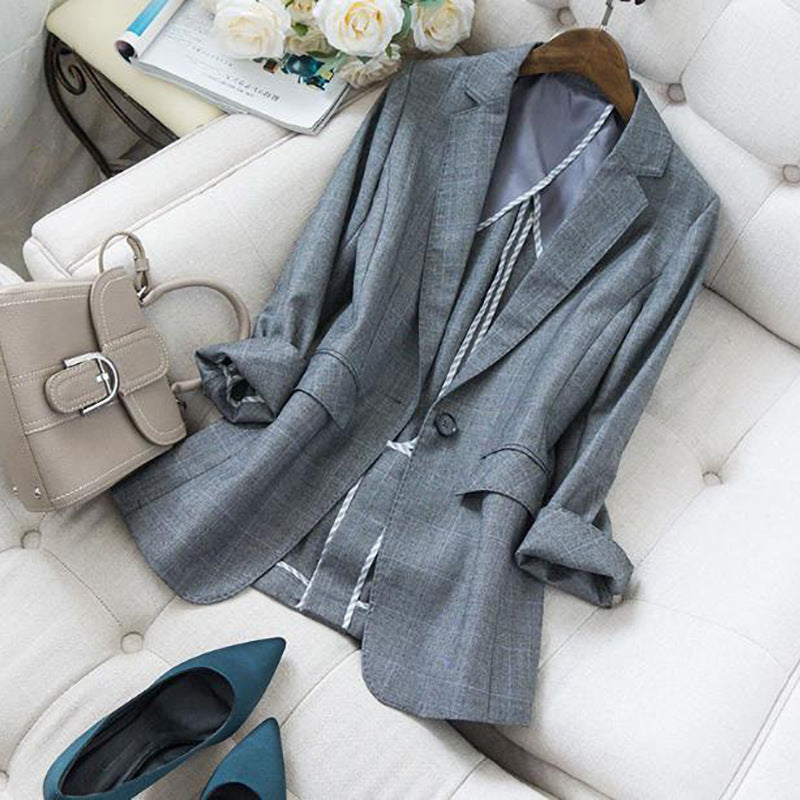 Blazer d'affaires ajusté pour femmes Chic und Stil