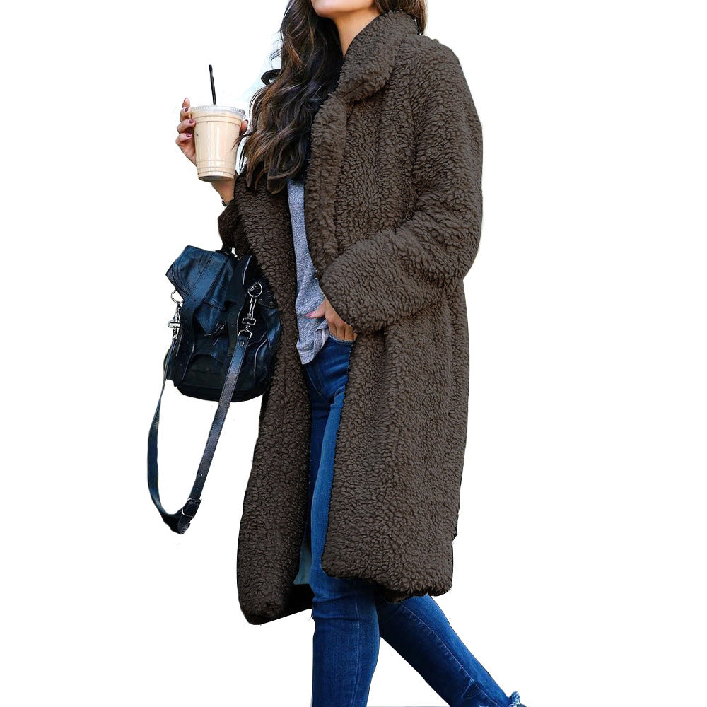Ladies faux fur coat Chic and Style