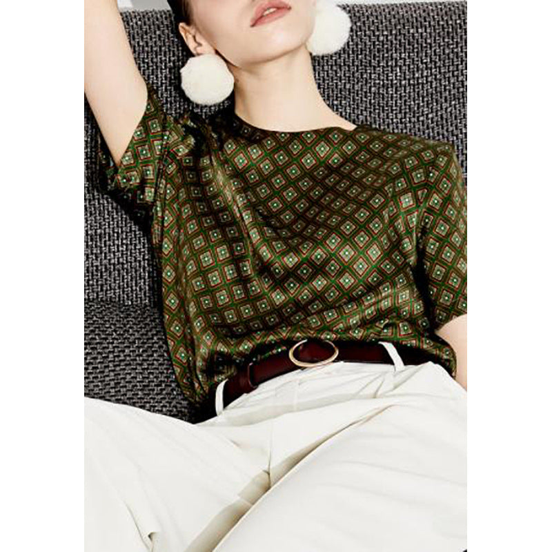 Blouse Imprimée Élégante Femme Chic und Stil