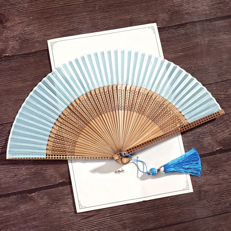 Chic and Style | Handmade bamboo silk fan