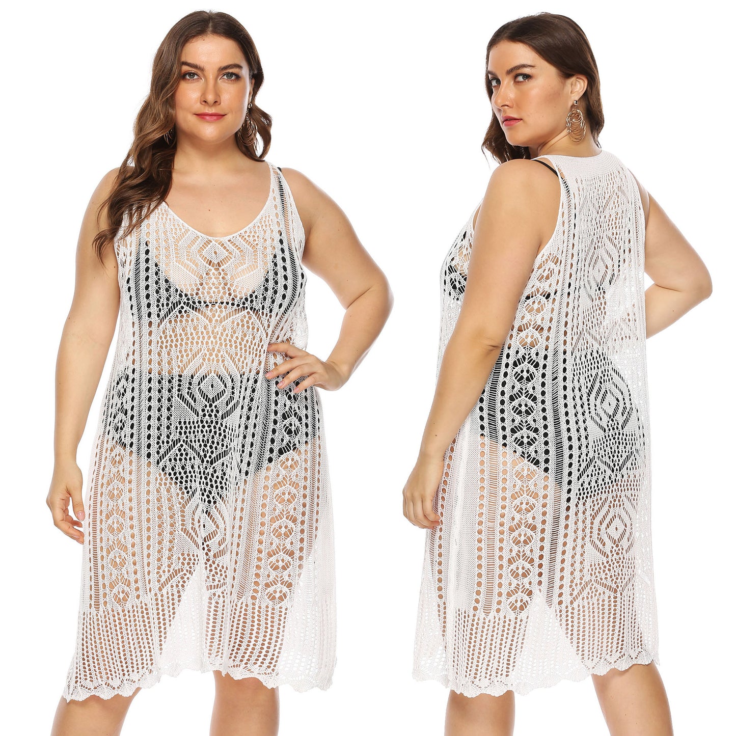 Robe de plage en crochet pour dames Chic und Stil 1750920243
