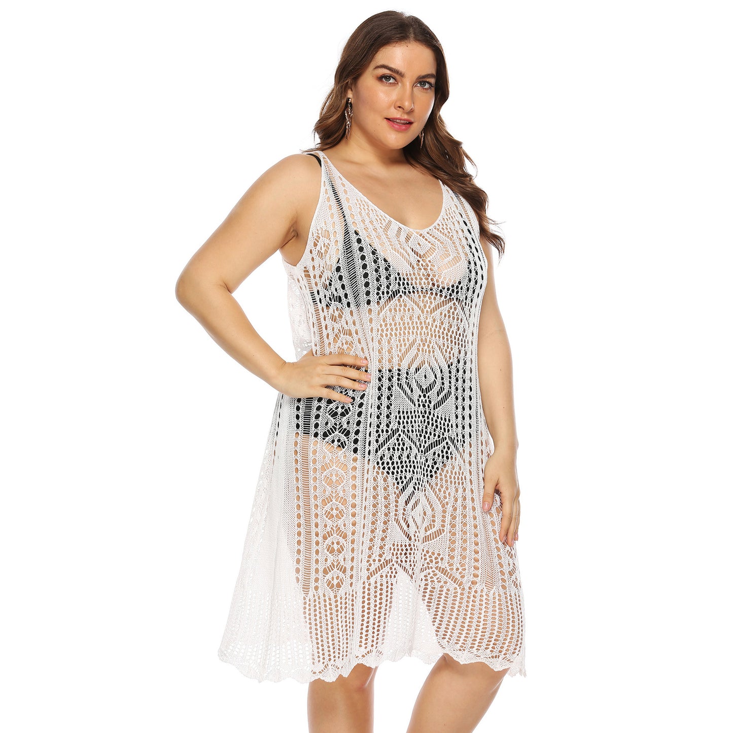 Robe de plage en crochet pour dames Chic und Stil 1750920243
