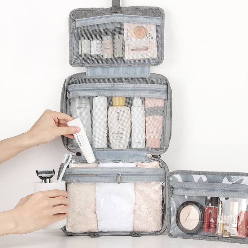 Chic and Style | Perfect for Travel - Women's Toiletry Bag with Hanging Hook