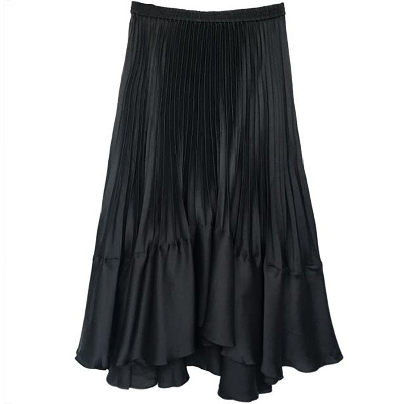Jupe maxi plissée femme Chic und Stil 1750847111