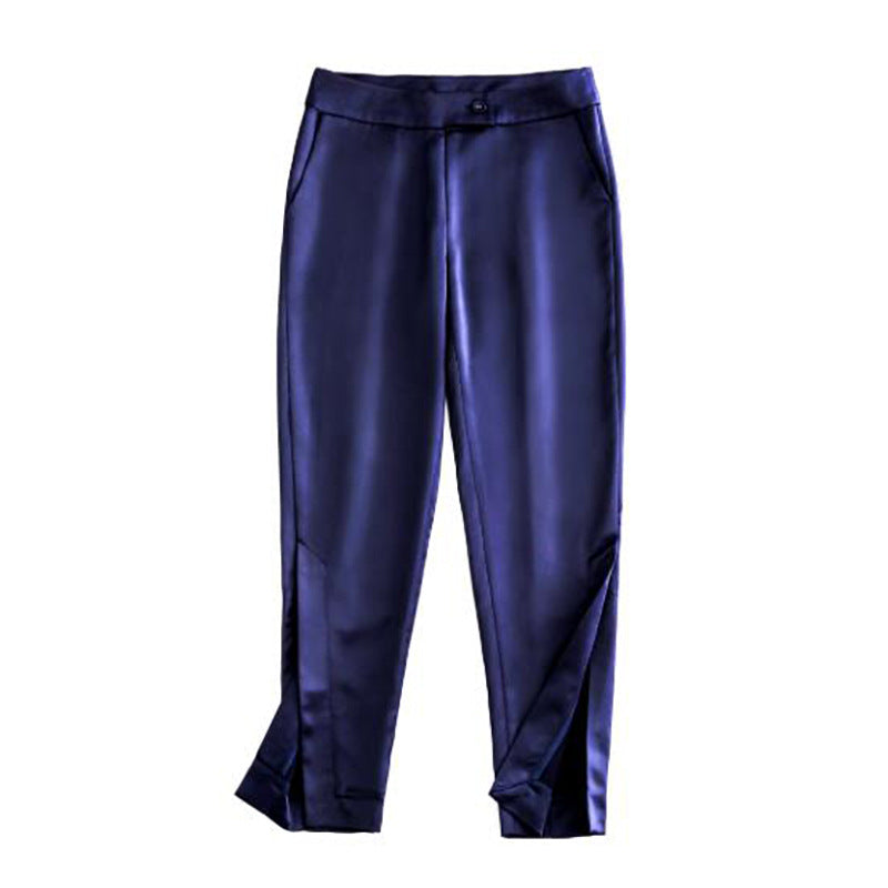 Pantalons ajustés pour femmes, longueur cheville avec détail fente chic Chic und Stil