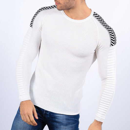 Chemise à manches longues pour homme avec design texturé et accents modernes Chic und Stil
