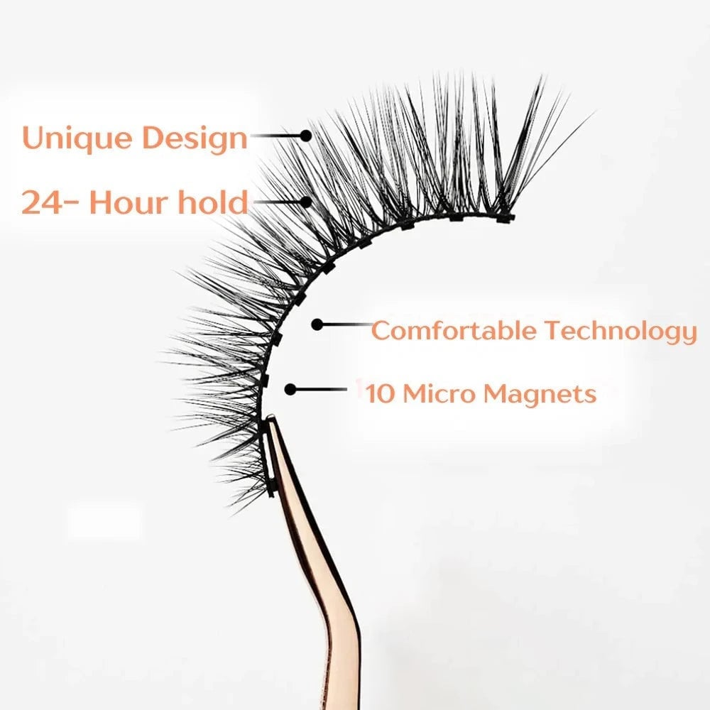 Chic and Style | High-quality magnetic false eyelashes | Simple, fast, safe!