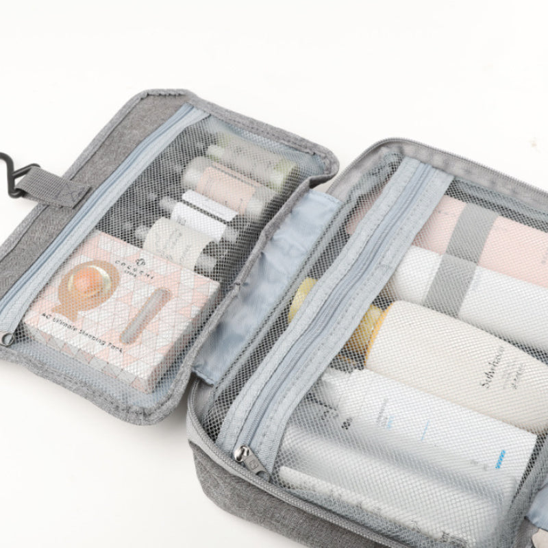 Chic and Style | Perfect for Travel - Women's Toiletry Bag with Hanging Hook