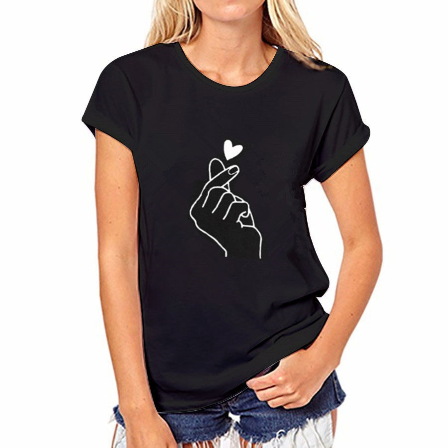 T-shirt graphique de loisirs féminin Chic und Stil