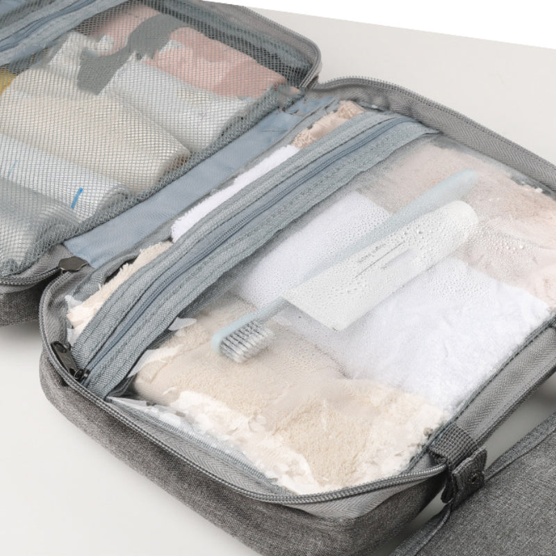 Chic and Style | Perfect for Travel - Women's Toiletry Bag with Hanging Hook
