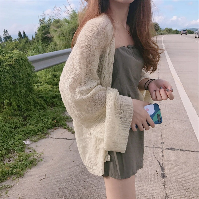 Cardigan en maille décontracté pour femmes avec une ouverture à l'avant et des manches larges Chic und Stil