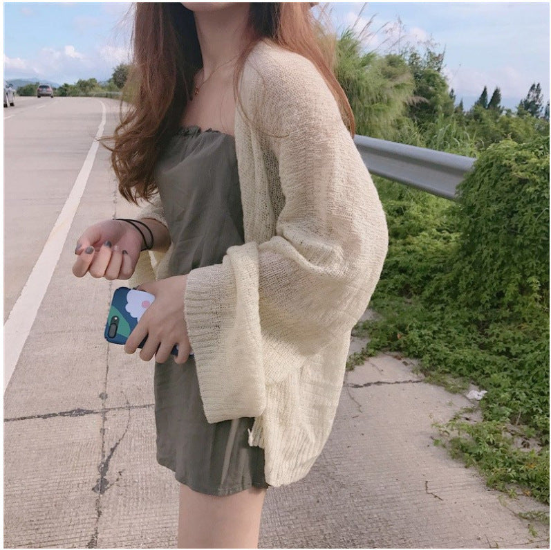 Cardigan en maille décontracté pour femmes avec une ouverture à l'avant et des manches larges Chic und Stil