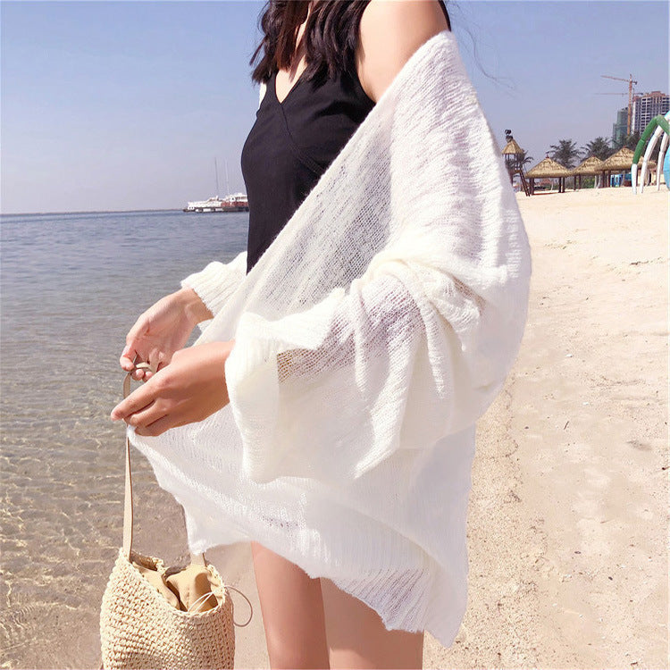 Cardigan en maille décontracté pour femmes avec une ouverture à l'avant et des manches larges Chic und Stil