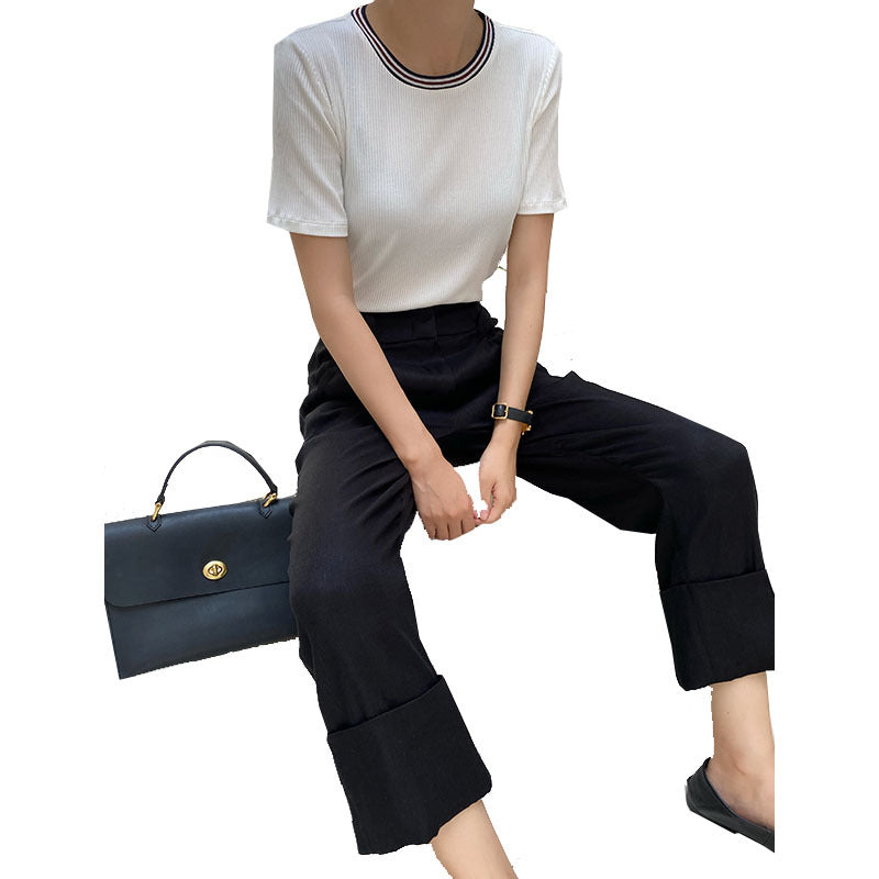 Pantalon court féminin sur mesure Chic und Stil