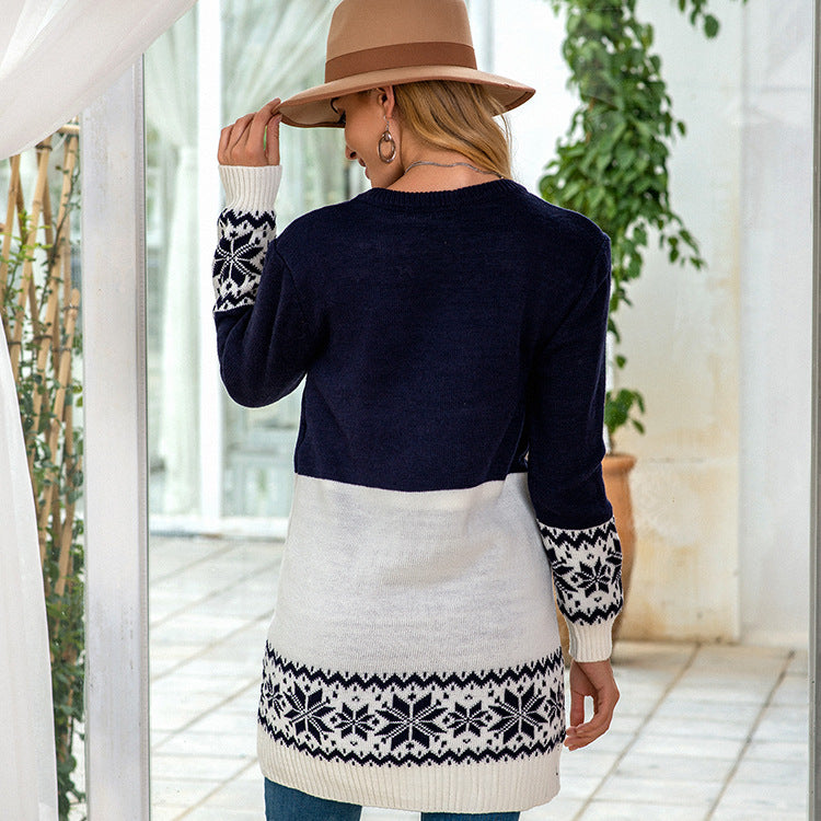 Pulls de Noël pour femmes avec motif de renne festif et coupe confortable Chic und Stil