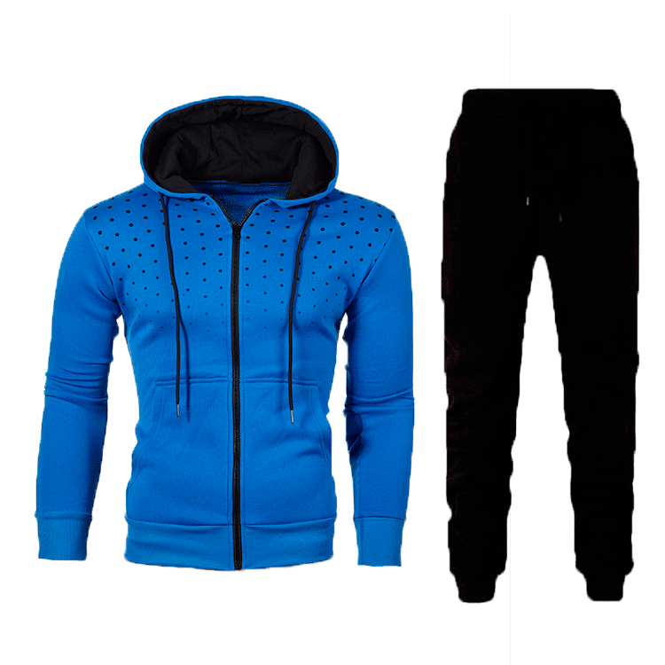 Hommes Ensemble de hoodie sportif et de pantalon d'entraînement avec des inserts respirants et un design à la mode Chic und Stil