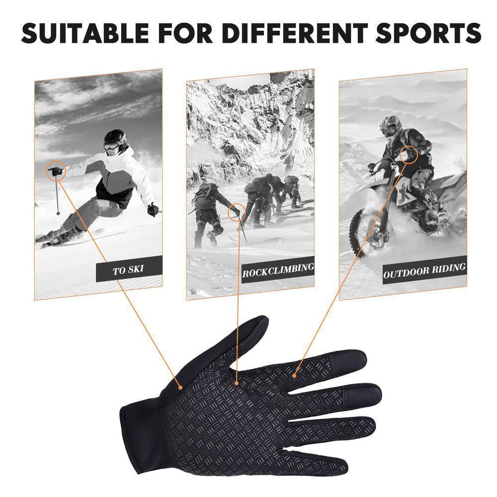 Chic und Stil | Gants Thermiques Chauds Cyclisme Course Conduite