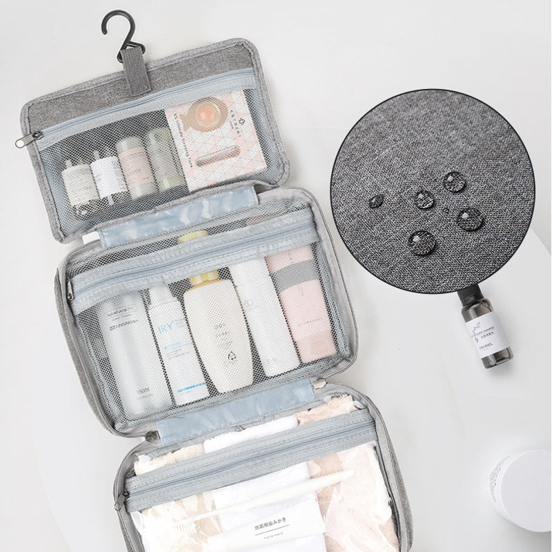 Chic and Style | Perfect for Travel - Women's Toiletry Bag with Hanging Hook
