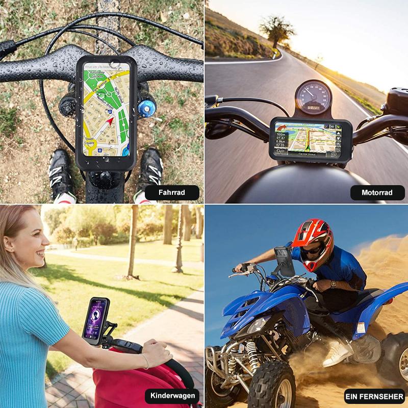 Chic and Style | 15W Waterproof Power Bank Holder for Bicycle Handlebar