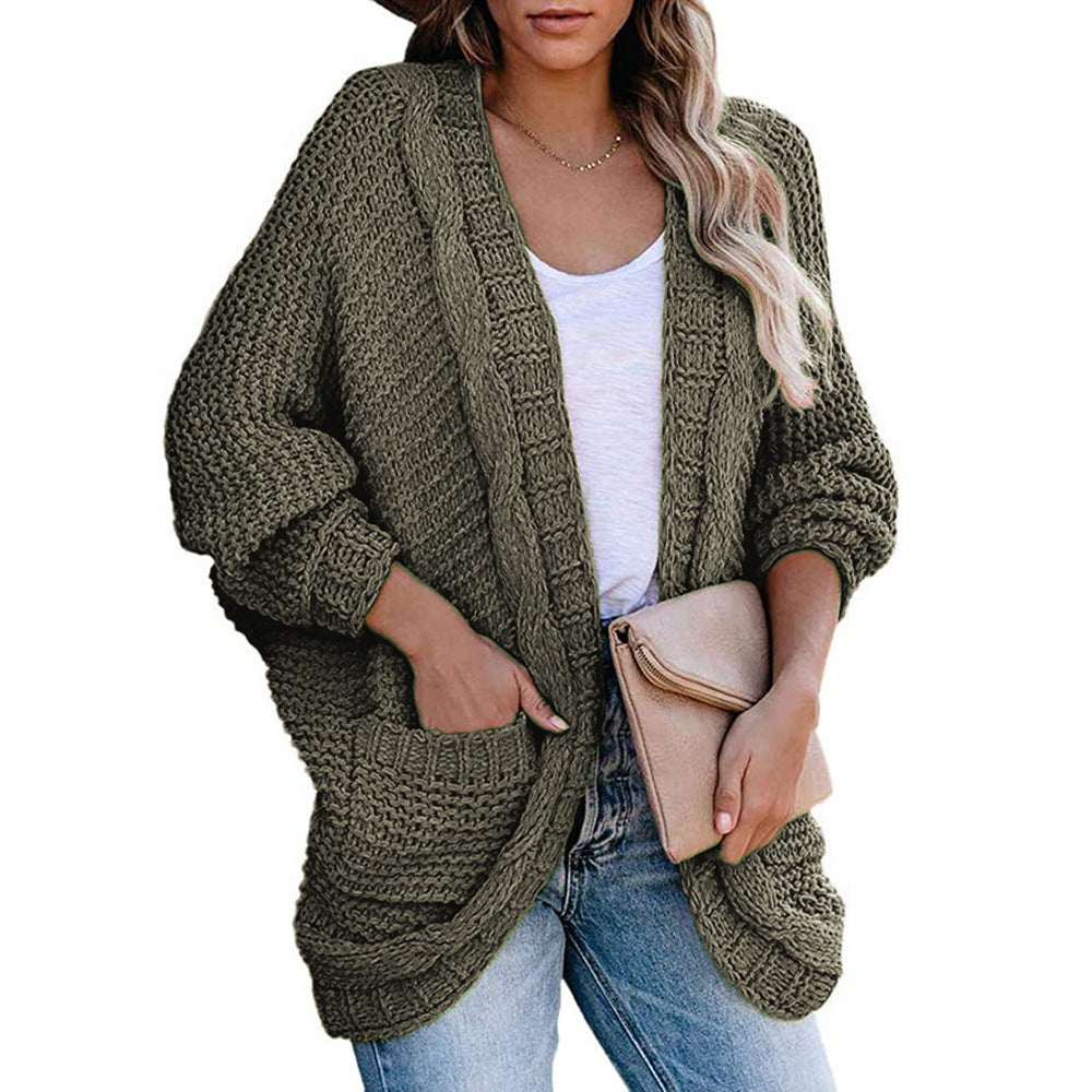 Veste en tricot pour femmes avec coupe ample et poches profondes Chic und Stil