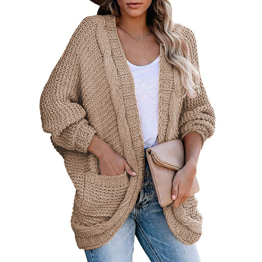 Veste en tricot pour femmes avec coupe ample et poches profondes Chic und Stil