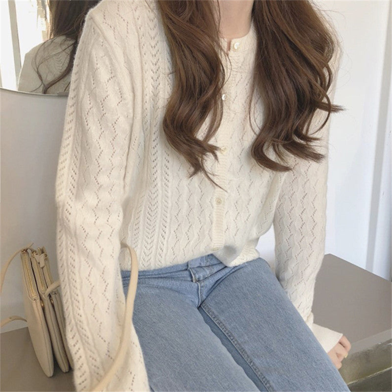 Cardigan en maille torsadée de luxe pour femmes Chic und Stil
