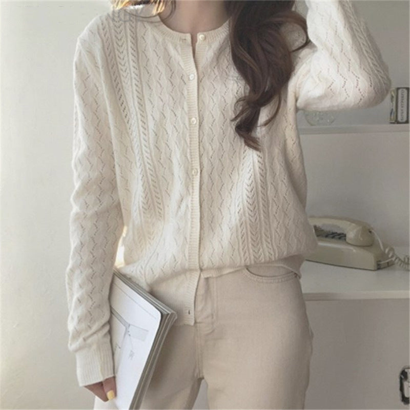 Cardigan en maille torsadée de luxe pour femmes Chic und Stil