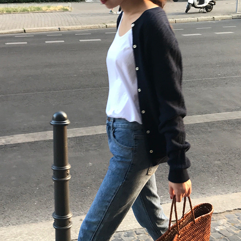Cardigan en maille torsadée de luxe pour femmes Chic und Stil