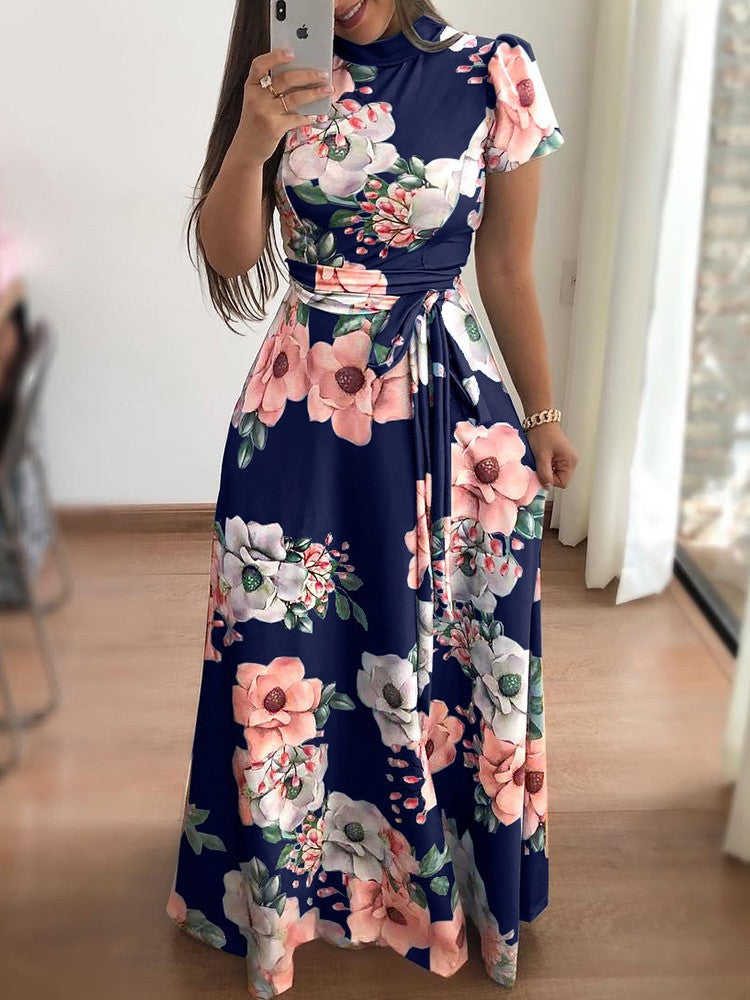 Robe maxi florale pour femmes Chic und Stil